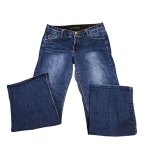 Lane Bryant Women's Dark Blue Tighter Tummy Boot Cut Jeans 20L Hemmed